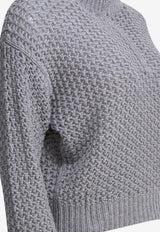 Max Mara Tequila Half-Zip Cropped Sweater Gray 2611361031600MXMTEQUILA003_ca4c337b-79c7-48ce-9d3e-44a3c7552dc8
