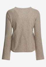 Max Mara Baffo Cashmere Sweater Beige 2611361078600MXPBAFFO002_74f385eb-1e88-4891-9061-899c09a0a388