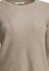 Max Mara Baffo Cashmere Sweater Beige 2611361078600MXPBAFFO002_74f385eb-1e88-4891-9061-899c09a0a388