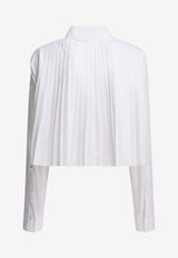 Sportmax Ceppo Long-Sleeved Boxy Shirt White 2612111041600SPXCEPPO001_45ad5f38-6795-47c0-a068-93817bd9a442