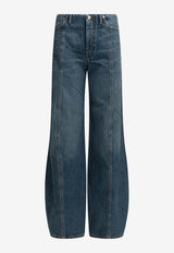 Sportmax Dora Wide-Leg Jeans Blue 2612181035600SPDORA005_8a13c085-0156-40c5-8ccb-e3a8bc6b157f