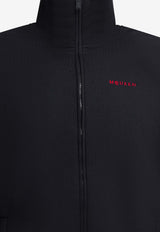 Alexander McQueen Logo Embroidered Track Jacket Blue 852204QXACH4002_543cc1ac-6bc3-4abe-b6d3-8b14e1a55e2b