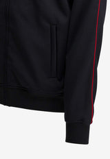 Alexander McQueen Logo Embroidered Track Jacket Blue 852204QXACH4002_543cc1ac-6bc3-4abe-b6d3-8b14e1a55e2b