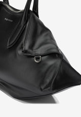 Alexander McQueen Manta Leather Shoulder Bag Black 8559971VDXA1000_4ff62fd8-d441-4fb7-9b15-9f2675e28d67