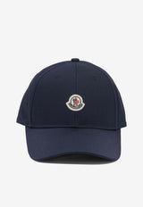 Moncler Kids Boys Logo Patch Baseball Cap Blue 3B00017-04863742_1fd72feb-a5b9-432d-96f5-8c78c494764c