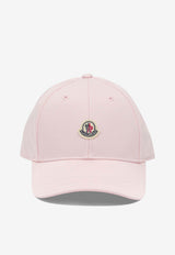 Moncler Kids Boys Logo Patch Baseball Cap Pink 3B00017-0U082507_55165a68-91d4-4960-b0ca-ad08130d4b35