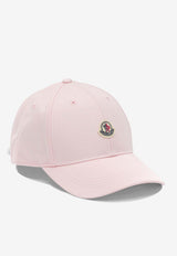 Moncler Kids Boys Logo Patch Baseball Cap Pink 3B00017-0U082507_55165a68-91d4-4960-b0ca-ad08130d4b35