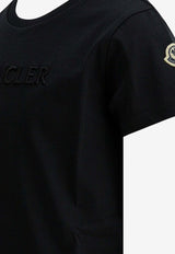 Moncler Kids Girls Logo T-shirt Black 8C00009-K89AT9999_e300619b-8079-454e-998c-b9d2bfd4747a
