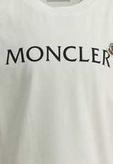 Moncler Kids Boys Logo Print T-shirt White 8C00010-K89AFV034_704f95e5-18ca-4389-94d9-fa895629d6d5