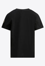 Moncler Kids Boys Printed Logo T-shirt Black 8C00015-89AFV999_593176ca-a58a-4c7d-ba6c-090c94fb1faf