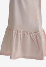 Moncler Kids Girl Logo Patch Flared Polo T-shirt Dress Pink 8I00014-8496F503_acf585e2-5455-4391-9f52-e10fbe22e1da