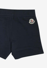 Moncler Kids Babies Logo Patch Polo T-shirt and Shorts Set White 8M00015-8496FF07_0c06eedc-4a12-44d6-b825-f4ea06878499