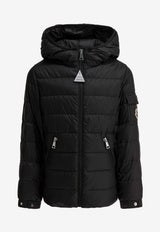 Moncler Kids Girls Hooded Zip-Up Jacket Black GLES1A00031-597YF999_26c1aa27-5383-473d-8632-67dc697e6336