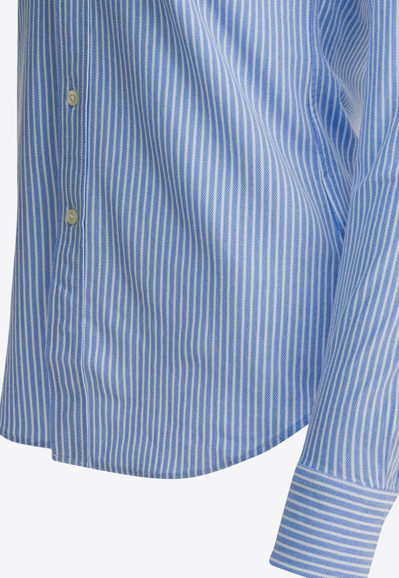 Polo Ralph Lauren Oxford Striped Long-Sleeved Shirt Light Blue 211664416002HARBOR ISLAND WHITE/BLUE_108b5e0d-18ab-4b4f-86fa-4f62170d1ade