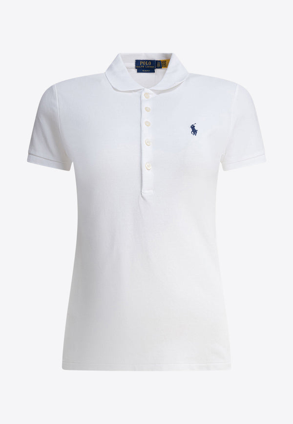 Polo Ralph Lauren Embroidered Pony Polo T-shirt White 211870245001WHITE_01a1853a-7147-4ec9-bb0c-b0b5af54aa61