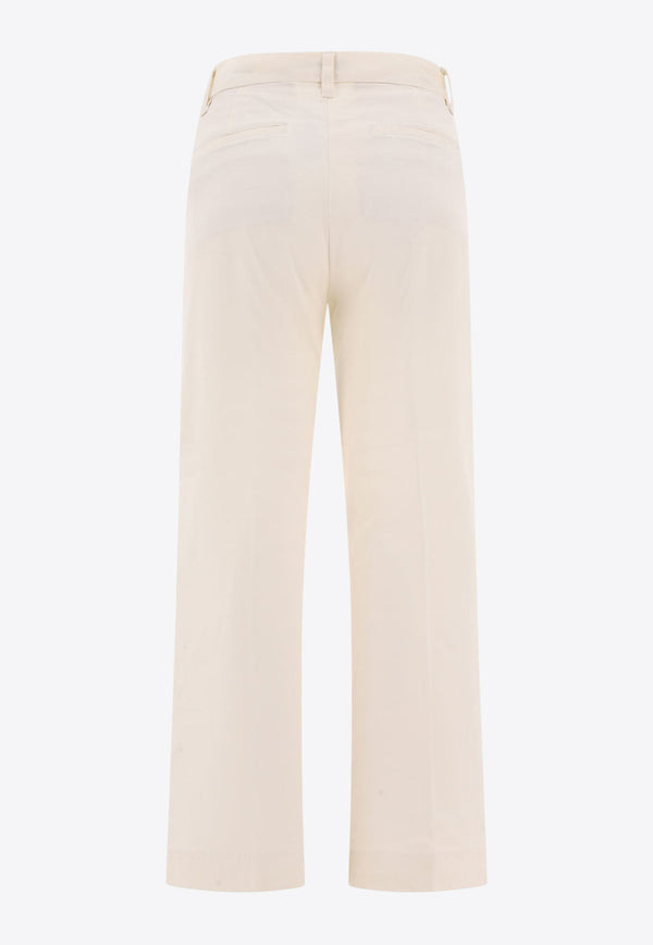 Polo Ralph Lauren Flared Chino Pants White 211873988002WARM WHITE_e23a8ca5-a81e-44b9-9d51-7be0a9d977e6
