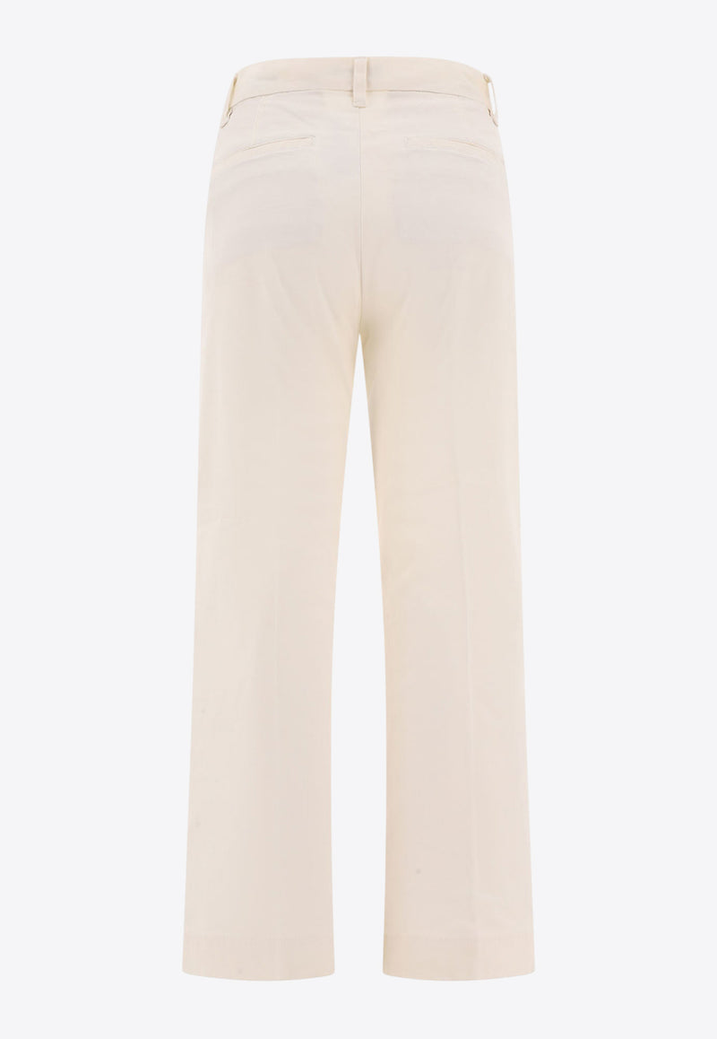 Polo Ralph Lauren Flared Chino Pants White 211873988002WARM WHITE_e23a8ca5-a81e-44b9-9d51-7be0a9d977e6
