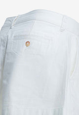 Polo Ralph Lauren Embroidered Logo Mini Chino Shorts White 211963798002DECKWASH WHITE_f19787a0-0e84-4648-b4ec-b2f2c33c4340