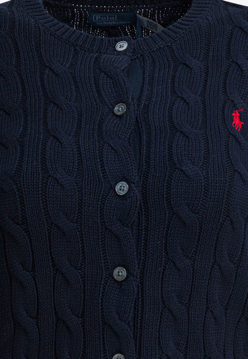 Polo Ralph Lauren Cable Knit Logo Cardigan Blue 211971868008HUNTER NAVY_424aba2a-f177-4ede-98c0-20d56a8c2b02