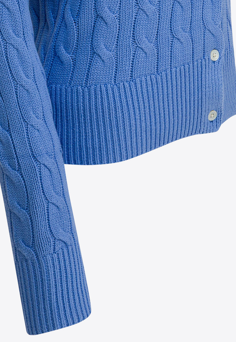 Polo Ralph Lauren Cable Knit Logo Cardigan Light Blue 211971868009NEW LITCHFIELD BLUE_cf7c51d0-46c7-4588-b4d6-3efb25a7021c