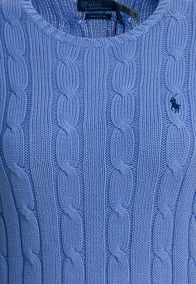 Polo Ralph Lauren Cable-Knit Logo Sweater Light Blue 211971869009NEW LICHTFIELD BLUE_a1f3220b-7a4a-429f-9ac4-2305434eba85