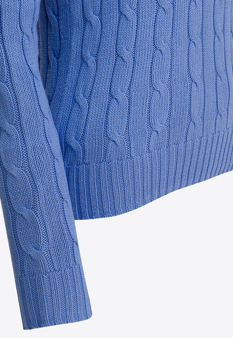 Polo Ralph Lauren Cable-Knit Logo Sweater Light Blue 211971869009NEW LICHTFIELD BLUE_a1f3220b-7a4a-429f-9ac4-2305434eba85