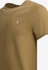 Polo Ralph Lauren Logo Crewneck T-shirt Brown 710671438329CAFE TAN_90a1d139-0cbf-4ac9-9d14-af7dfde96075