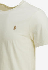 Polo Ralph Lauren Logo Crewneck T-shirt Cream 710671438350PARCHMENT CREAM_dd6007c5-e8fa-4881-bd5e-7a8186466d5c