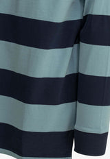 Polo Ralph Lauren Rugby Striped Polo T-shirt Blue 710717116503POWDER BLUE_be408a28-e218-4072-8cee-331feafd380c