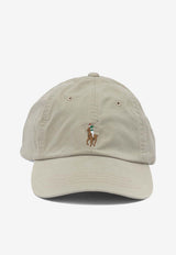 Polo Ralph Lauren Embroidered Pony Baseball Cap Beige 710834737013KHAKI TAN_1d5377a3-960a-4670-8fad-d911f51bcca8