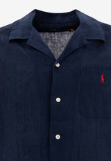 Polo Ralph Lauren Buttoned Logo Shirt Blue 710966421001NEWPORT NAVY_a34de221-b77a-496f-abb7-fa6c93a8cef6