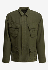 Polo Ralph Lauren Linen Field Jacket Green 710B14957003NEW OLIVE_c64a559e-6e62-438c-974b-3c14a2035af8