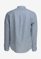 Polo Ralph Lauren Stripe Long-Sleeved Shirt Light Blue 710B155950083249D WHITE BLUE_346e9f69-8698-4e97-a4a3-50dce0d4b92d