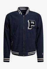 Polo Ralph Lauren Logo Bomber Jacket Blue 710P05069001NEWPORT NAVY_216646a3-7db6-4904-9fc1-abd032c41b05