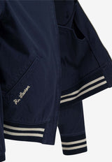Polo Ralph Lauren Logo Bomber Jacket Blue 710P05069001NEWPORT NAVY_216646a3-7db6-4904-9fc1-abd032c41b05