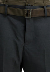 Sacai Belted Tailored Mini Shorts Gray 26-08291342_1abd41a1-a303-481e-b030-0394ee08b31c