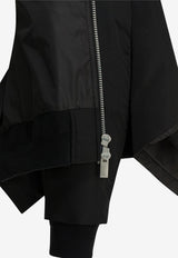 Sacai Asymmetric Zip-Up Bomber Jacket Black 26-08304001_0496ad5c-ef5a-4b61-b2e8-fd9554066d2e