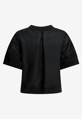 Sacai Deconstructed Cropped T-shirt Black 26-08344001_b3d3c238-3754-46bc-a265-4447198b6711