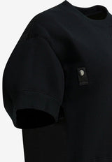 Sacai Deconstructed Cropped T-shirt Black 26-08344001_b3d3c238-3754-46bc-a265-4447198b6711