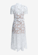Self-Portrait Embroidered Lace Midi Dress White SS26-096M-WWHITE_d4f22edd-443d-4394-acf2-ae71c2b5f532