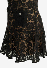 Self-Portrait Floral Lace Mini Dress  Black SS26-164SB-BBLACK_b8ade175-29e4-4b72-8415-4b196448d548