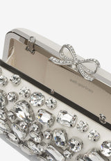 Self-Portrait Crystal Embellished Clutch Cream SS26-305-CCREAM_ee8941ab-6478-40be-8c40-841ddc7a3745