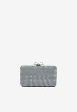 Self-Portrait Crystal Embellished Clutch Bag Light Blue SS26-305B-BLBLUE_56b3e17d-f61e-493a-99dc-302a8dfce9af