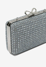 Self-Portrait Crystal Embellished Clutch Bag Light Blue SS26-305B-BLBLUE_56b3e17d-f61e-493a-99dc-302a8dfce9af