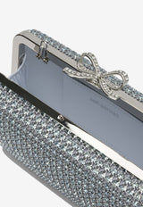 Self-Portrait Crystal Embellished Clutch Bag Light Blue SS26-305B-BLBLUE_56b3e17d-f61e-493a-99dc-302a8dfce9af