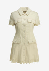 Self-Portrait Embroidered Mini Dress  Cream SS26-824S-CCREAM_5f69644b-bc63-4b34-811e-9143fea3949e