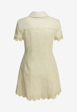 Self-Portrait Embroidered Mini Dress  Cream SS26-824S-CCREAM_5f69644b-bc63-4b34-811e-9143fea3949e