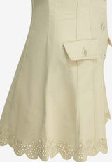 Self-Portrait Embroidered Mini Dress  Cream SS26-824S-CCREAM_5f69644b-bc63-4b34-811e-9143fea3949e