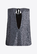 Semper Sequin-Embellished Top Gray 45864404PIOMBO_5a2d7e15-b6d3-4343-b3be-532376bc4738