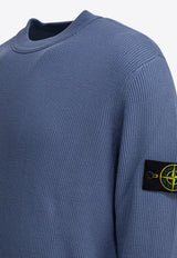 Stone Island Logo Patch Crewneck Sweater Blue 5100154S00D8V0024_00e69240-57a6-4cd2-9c3d-a27e9c52f31c